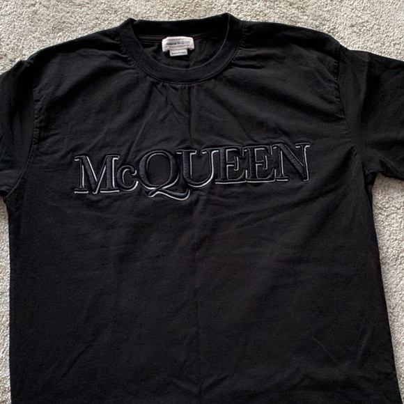 Alexander McQueen Embroidered Logo T-Shirt - Picture 2 of 9